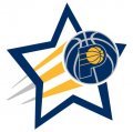 Indiana Pacers Basketball Goal Star logo Sticker Heat Transfer