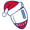 Buffalo Bills Football Christmas hat logo decal sticker