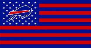 Buffalo Bills Flag001 logo Sticker Heat Transfer