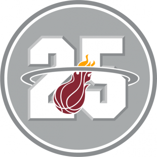 Miami Heat 2012-2013 Anniversary Logo decal sticker