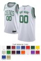 Boston Celtics Custom Letter and Number Kits for Association Jersey Material Twill
