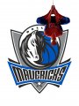 Dallas Mavericks Spider Man Logo Sticker Heat Transfer