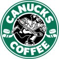 Vancouver Canucks Starbucks Coffee Logo Sticker Heat Transfer