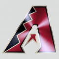 Arizona Diamondbacks Stainless steel logo Sticker Heat Transfer