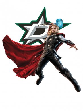 Dallas Stars Thor Logo Sticker Heat Transfer