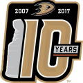 Anaheim Ducks 2016 17 Anniversary Logo decal sticker