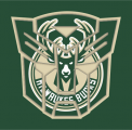 Autobots Milwaukee Bucks logo Sticker Heat Transfer