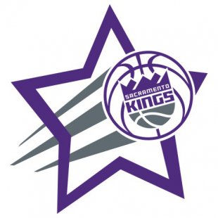 Sacramento Kings Basketball Goal Star logo decal sticker