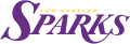 Los Angeles Sparks 1997-Pres Wordmark Logo decal sticker