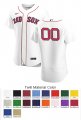 Boston Red Sox Custom Letter and Number Kits for Home Jersey Material Twill