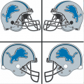 Detroit Lions Helmet Logo Sticker Heat Transfer