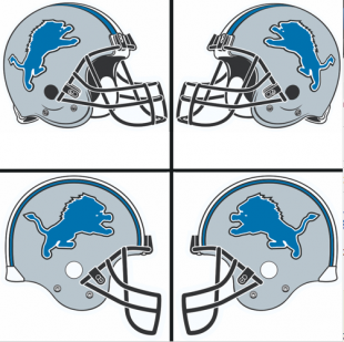 Detroit Lions Helmet Logo Sticker Heat Transfer
