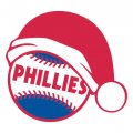 Philadelphia Phillies Baseball Christmas hat logo Sticker Heat Transfer