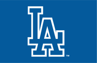 Los Angeles Dodgers 2003-2006 Batting Practice Logo Sticker Heat Transfer