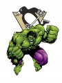 Pittsburgh Penguins Hulk Logo Sticker Heat Transfer