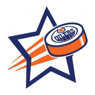 Edmonton Oilers Hockey Goal Star logo decal sticker