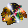 Chicago Blackhawks Stainless steel logo decal sticker