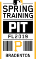 Pittsburgh Pirates 2019 Event Logo Sticker Heat Transfer