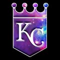 Galaxy Kansas City Royals Logo Sticker Heat Transfer