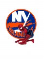New York Islanders Spider Man Logo Sticker Heat Transfer