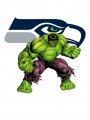 Seattle Seahawks Hulk Logo Sticker Heat Transfer