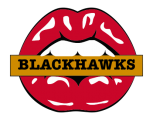 Chicago Blackhawks Lips Logo decal sticker