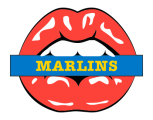 Miami Marlins Lips Logo decal sticker