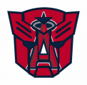 Autobots Los Angeles Angels of Anaheim logo decal sticker