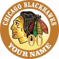 Chicago Blackhawks Customized Logo Sticker Heat Transfer