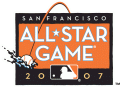 MLB All-Star Game 2007 Alternate Logo Sticker Heat Transfer