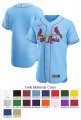 St. Louis Cardinals Custom Letter and Number Kits for Alternate Jersey 02 Material Twill