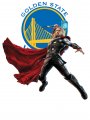 Golden State Warriors Thor Logo Sticker Heat Transfer