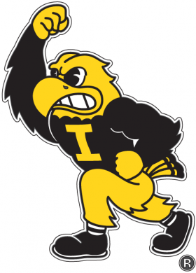 Iowa Hawkeyes 2002-Pres Mascot Logo Sticker Heat Transfer