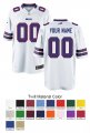 Buffalo Bills Custom Letter and Number Kits For White Jersey Material Twill