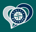 Seattle Mariners Heart Logo decal sticker