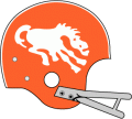 Denver Broncos 1962-1965 Helmet Logo decal sticker