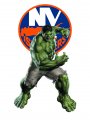 New York Islanders Hulk Logo Sticker Heat Transfer