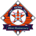 Houston Astros 1986 Anniversary Logo Sticker Heat Transfer