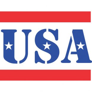 USA Logo 08 Sticker Heat Transfer