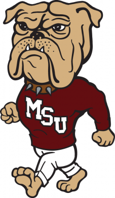 Mississippi State Bulldogs 1986-2008 Mascot Logo 01 decal sticker