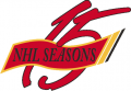 Calgary Flames 1994 95 Anniversary Logo Sticker Heat Transfer