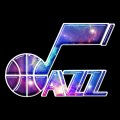 Galaxy Utah Jazz Logo decal sticker