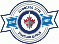 Winnipeg Jets 2011 12 Anniversary Logo decal sticker