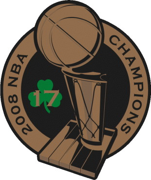 Boston Celtics 2008 09 Champion Logo Sticker Heat Transfer