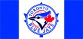 Toronto Blue Jays Flag001 logo Sticker Heat Transfer