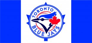 Toronto Blue Jays Flag001 logo decal sticker