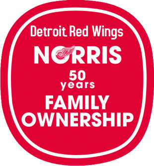 Detroit Red Wings 1981 82 Anniversary Logo Sticker Heat Transfer