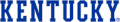 Kentucky Wildcats 2016-Pres Wordmark Logo 05 decal sticker