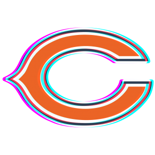 Phantom Chicago Bears logo decal sticker