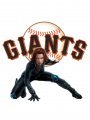 San Francisco Giants Black Widow Logo decal sticker